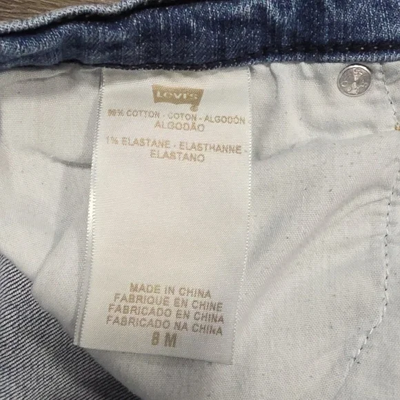 Levi 515 Women's Size 8M Bootcut Medium Wash Stretch - Picture 3 of 9